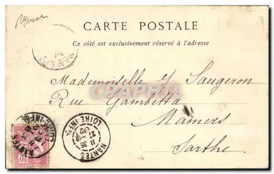 NANTES — Il Teatro e la Rue Crébillon — ND Phot — Verso