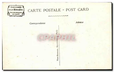 NANTES — A Place Royale — ChicoRée à la Ménagère — Verso