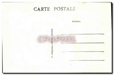 Rond LA BAULE — Kasteel van Careil, van de 15e en 16e eeuw (Uitzicht genomen rond 1840) — Achterkant