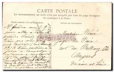 Nantes - Le scalone di Santa Anna — Edizione Artaud-Nozais, Nantes — Verso