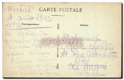 La Baule (Loire-Inf.) — La Plage à Marée haute vers le Poulignan — Editore: Pasteur, n° 45 — Verso