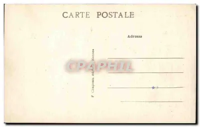 Missillac — Castelo da Brétesche — Conjunto sobre o Lago — Editor P. Chapeau, Nantes — Verso