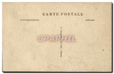Missillac - Castelo de La Brétésche - Facha principal sobre o Lago — série 178 Castelos da Loire-Inférieure, editor R. Chapeau, Nautes — Verso