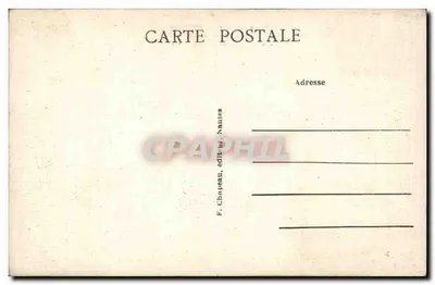 Missillac — Castelo da Brétesche, as Torres de Entrada e o Ponte-Levis — F. Chepeau, Nantes — Verso
