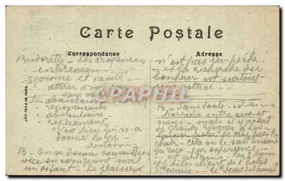 Trajes de Paludiers — Um galante Paludier — LL — Verso
