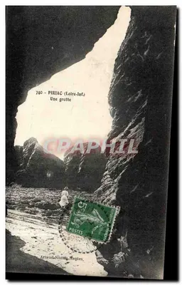 Piriac (Loire-Inf.) — Uma gruta — Artaud-Nozais, Naples, n°740