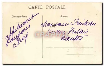 Piriac (Loire-Inf.) — Uma gruta — Artaud-Nozais, Naples, n°740 — Verso