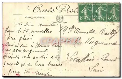 Saint-Nazaire — Skaliste Wzgórza Lwa — Plaża Bonne-Anse — LL. — N° 122 — Rewers