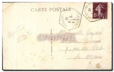 Clisson (Loire-Inf.) — Zamek i Katedra Najświętszej Panny Maryi — F. Chapeau, Wydawnictwo Nantes — Rewers