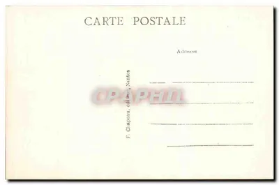 La Baule-sur-Mer (Loire-Inf.) — Ansicht der Strandpromenade, Niedrigwasser — F. Clapeau, Verlag, Nantes — Rückseite