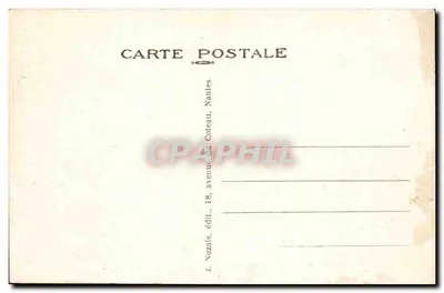 Le Pouliguen (L.-Inf.) — Il Porto sotto la luna — J. Nozais, editore, Nantes — Verso