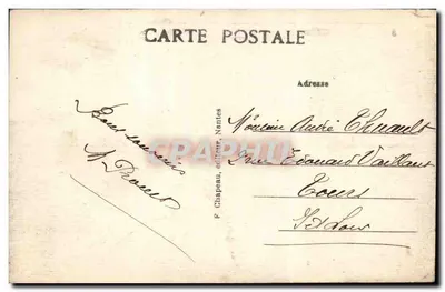 La Baule-sur-Mer (Loire-Inf.) — Widok na wysepkę i plażę — F. Chapeau, Nantes, n°325 — Rewers