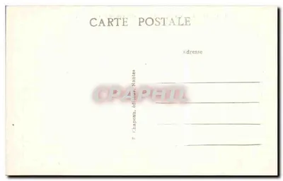 Préfailles (Loire-Inf.) — La Roche Percée, marea montante — Chapeau, Nantes — Reverso