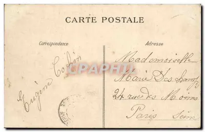Mantes — Absydę Notre-Dame — C. L. C. nr 29 — Rewers