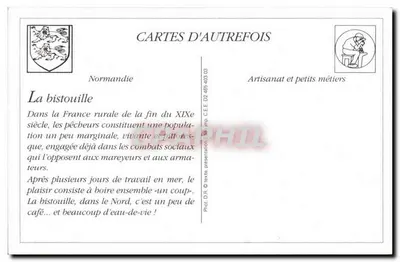REPRODUCTIE Le Treport Wie betaalt de bistouille? Marins Peche — Achterkant