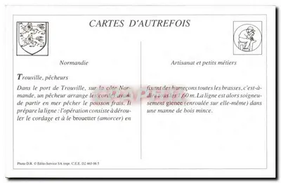 REPRODUKCJA Trouville rybacy rybactwo — Rewers