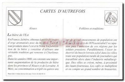 REPRODUÇÃO Alsace A cerveja do Leste Cerveja Folclore — Verso