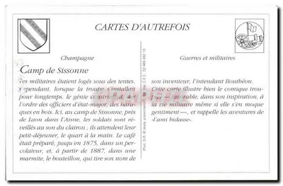 REPRODUÇÃO Campo de Sissonne O despertar Militaria — Verso