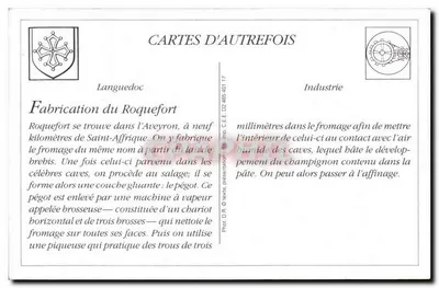REPRODUZIONE Roquefort Aveyron Piqueuses e ricamatrici — Verso
