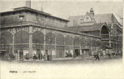 REPRODUÇÃO Paris Les Halles Marche
