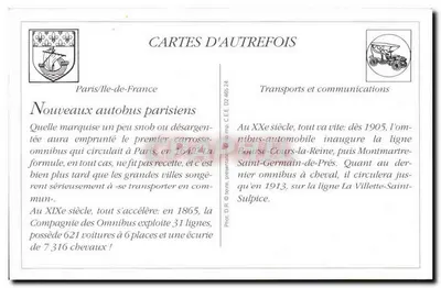 REPRODUÇÃO Os novos ônibus de Paris Paris — Verso