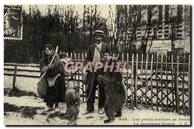 REPRODUÇÃO Os pequenos ofícios de Paris O homem que mostra ursos