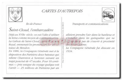 REPRODUÇÃO Santo Clóvis A Sena e o embarcadouro — Verso