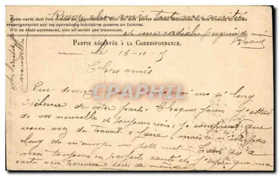 Correspondência das Forças da República — Carta em franquia — Editor Stern, n° 1/3 — Verso