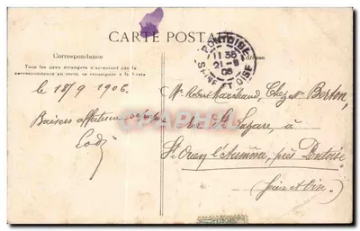 Clisson (Loire-Inf.) — Le Viaduc sur la Maine — Lith. Poupin, n°282 — Verso