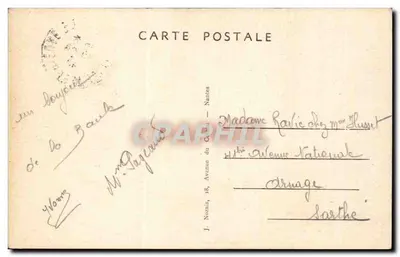 La Baule-sur-Mer - La Page uitzicht vanaf het Remblai — Côte d'Amour - 204 — onbekende uitgever — Achterkant