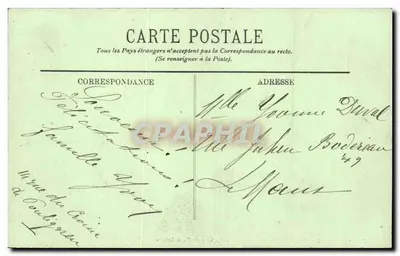 Estrada de Pouliguen — Os Rochos de Painchâteau — LL. — Verso