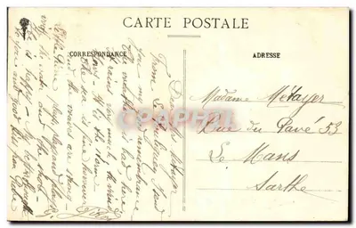 Le Pouliguen — Gruta dos Korrigans (Antiga Mineração de chumbo argentífero) — Artaud et Nozais, Nantes — Verso