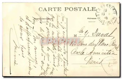 La Bernerie (L.-Inf.) — Skaliste wybrzeże Rinais — Fototypia Vasseiller, Nantes — Rewers