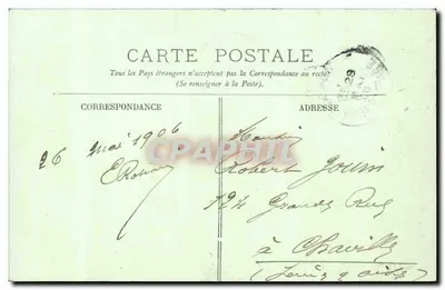 NANTES — O Castelo — As Torres — LL. — Verso