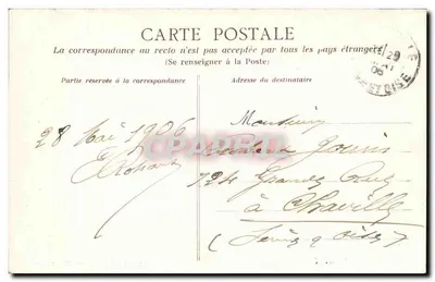 NANTES — Escadarias de Sainte-Anne — Heliotipia Dugas e Cie, Nantes — Verso