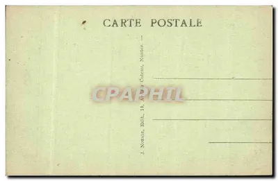 Clisson (L.-I.) — Dziedziniec Wieży Zamek feudalny (XIV wiek), taki jak wokół 1810 — Rewers