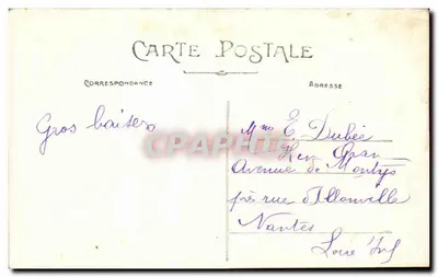 Préfailles (Loire-Inf.) — La Roche Percée — Colección F. Chapeau, Nantes — Reverso