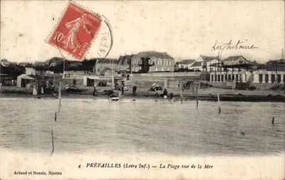 Préfailles (Loire Inf.) — A Praia vista do Mar — Artaud e Nozais, Nantes