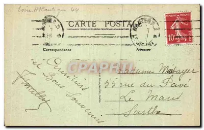 NANTES — Panorama della Città — Editore sconosciuto, n° 161 — Verso