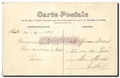 NANTES — Museo degli Affreschi — Collezione F. Clapèro — Verso