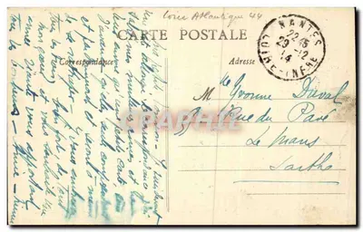 Nantes - Katedra - Grobowiec generała Lamoricière — Héliotypie Dugas, Nantes, n°135 — Rewers