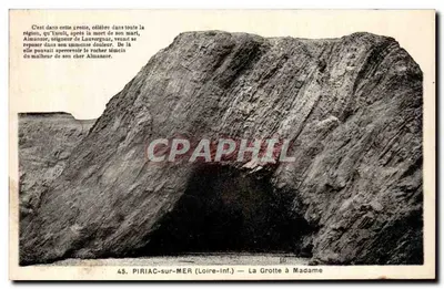 Piriac-sur-Mer (Loire-Inf.) — A Grotta da Madame — F. Chapeau, Santes