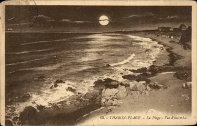 Tharon-Plage — Vista geral — Editor G. Artard, Nantes, n°13