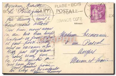 Le Pouliguen (Loire-Inf.) — Il Porto e il Qual — Verso