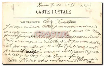 NANTES — Panoramablick auf die Ufer — LL. — N°108 — Rückseite