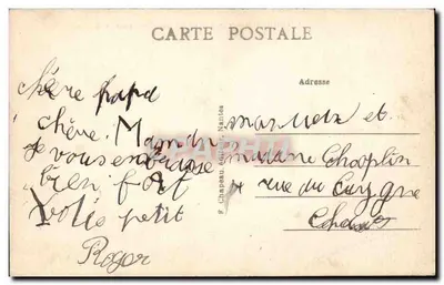 NANTES — Vista del Porto, preso dall'Hermitage — editore Chapeau, n° 83 — Verso