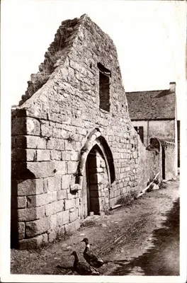 Piriac (Loire-Inf.) — Ruínas da Capela de São Fiacre — Editor: Plais Combier - Mâcon