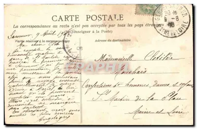 A vida nos campos — Entre dois fogo — Imprimerie Léon Béchard, Toulouse — Verso