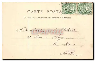Nantes — De ingang van het kasteel — Collections ND. Phot. — Achterkant
