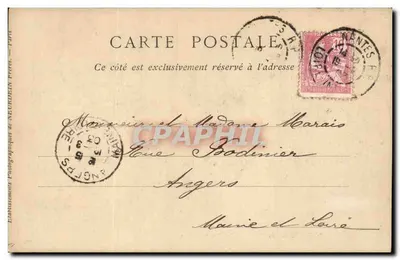NANTES — Il Castello, Facciata sul Cortile — Cartoleria Avenard, Passage Pommeraye — Verso